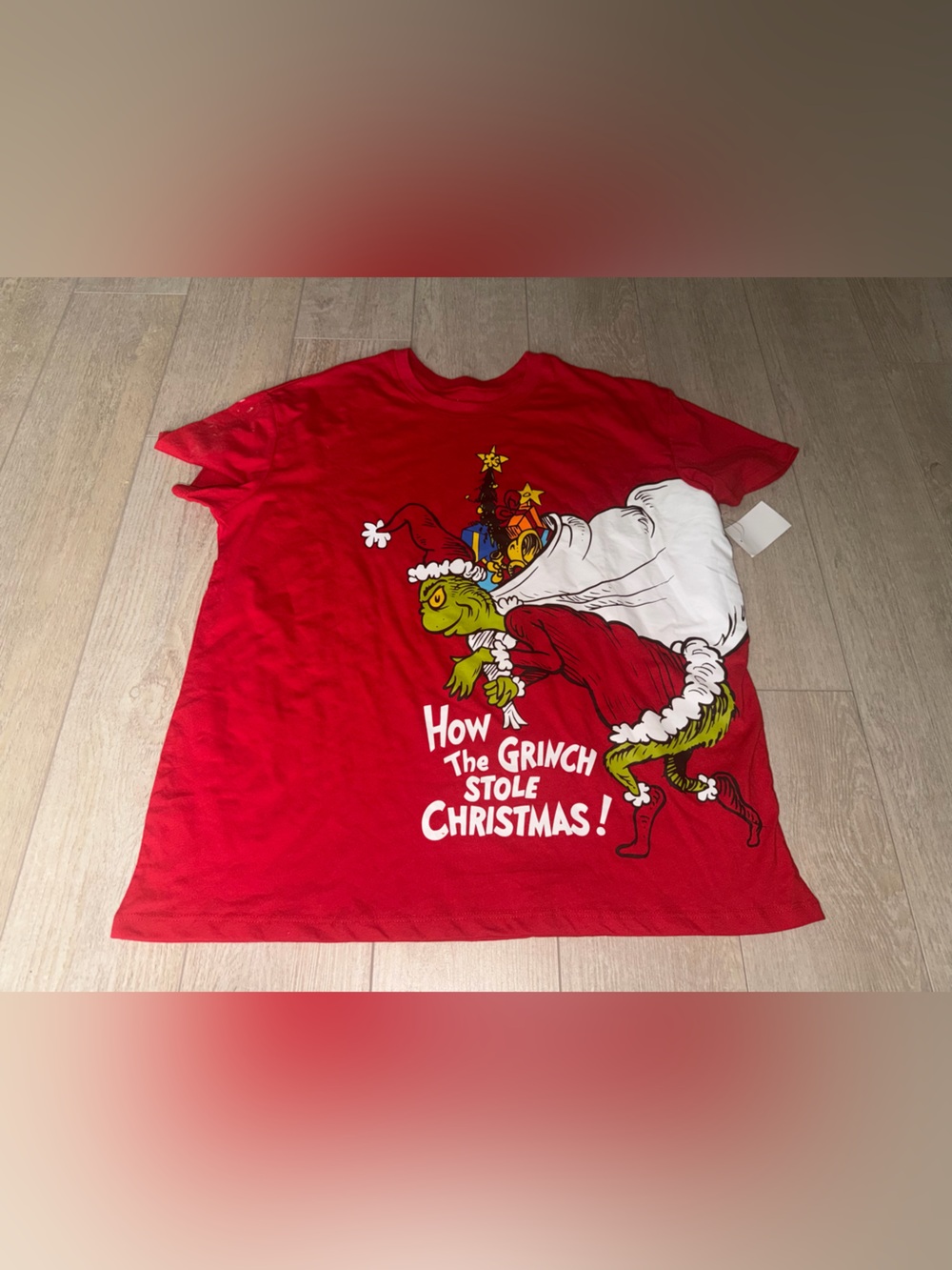Red Grinch Graphic Short Sleeve Tee